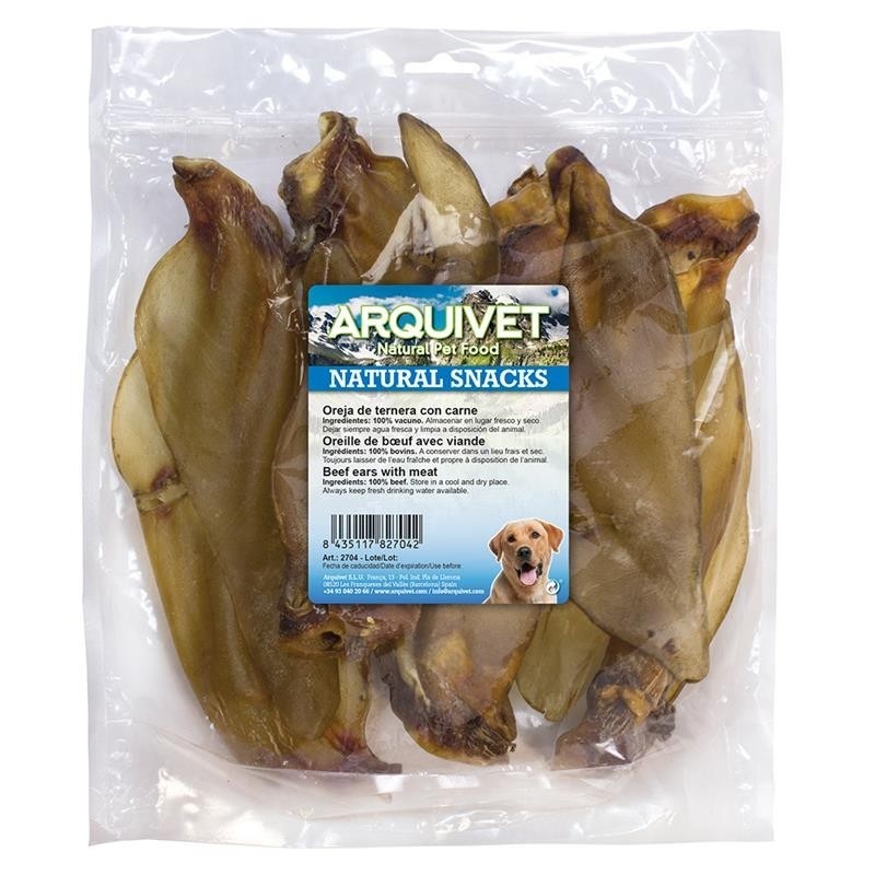 OREJAS DE TERNERA CON CARNE Bolsa 25uds.