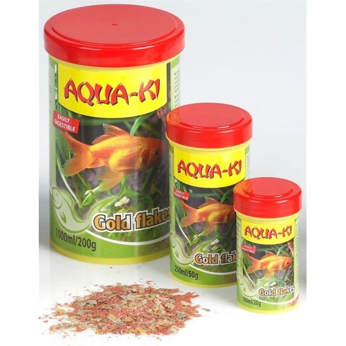 AQUA-KI GOLD FLAKES 50 gr. Escamas - Imagen 2