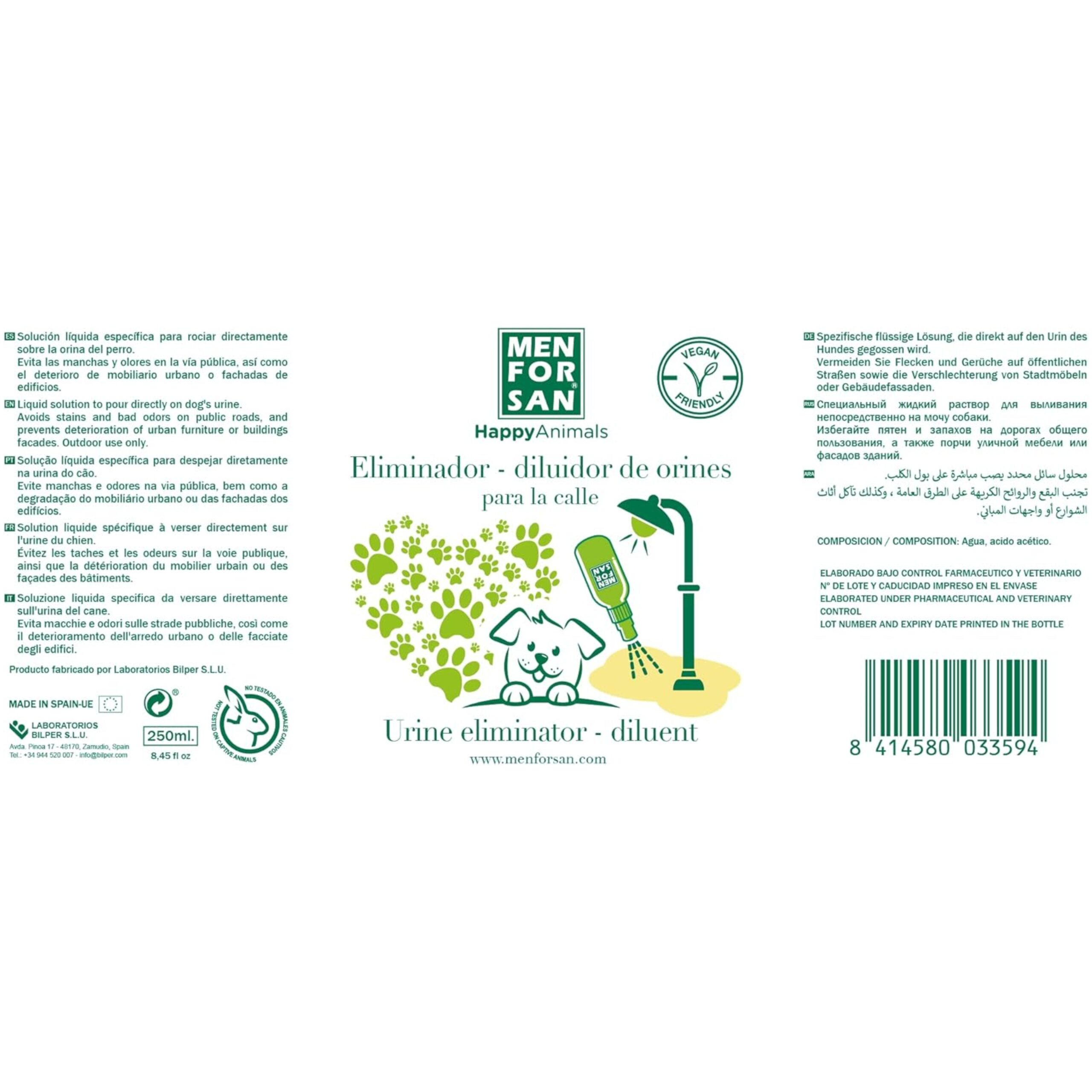 DILUIDOR ORINES 250ml MENFORSAN - Imagen 2