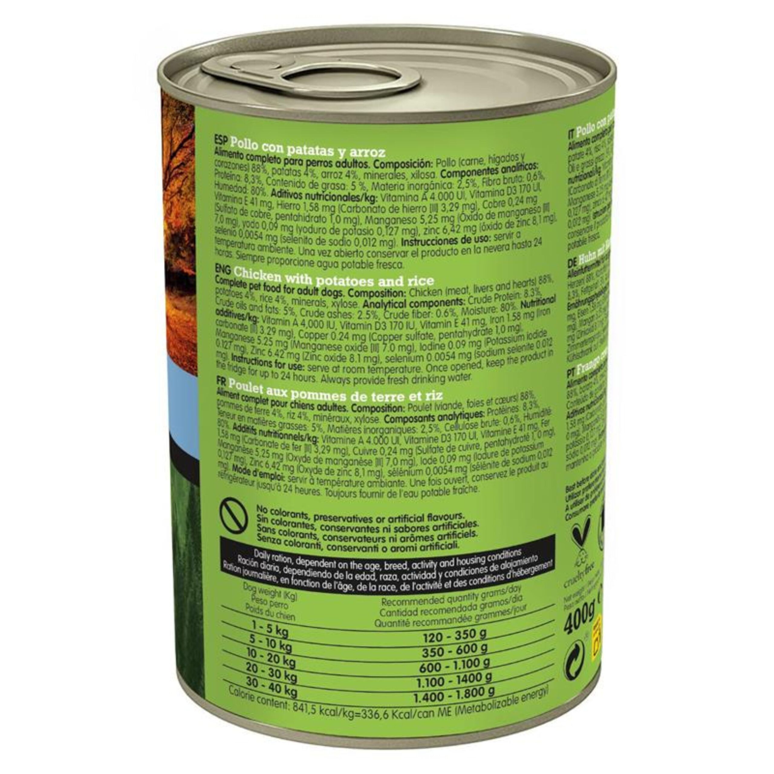 LATA SENIOR & lIGHT Pollo 400gr. Patata y Arroz - Imagen 3