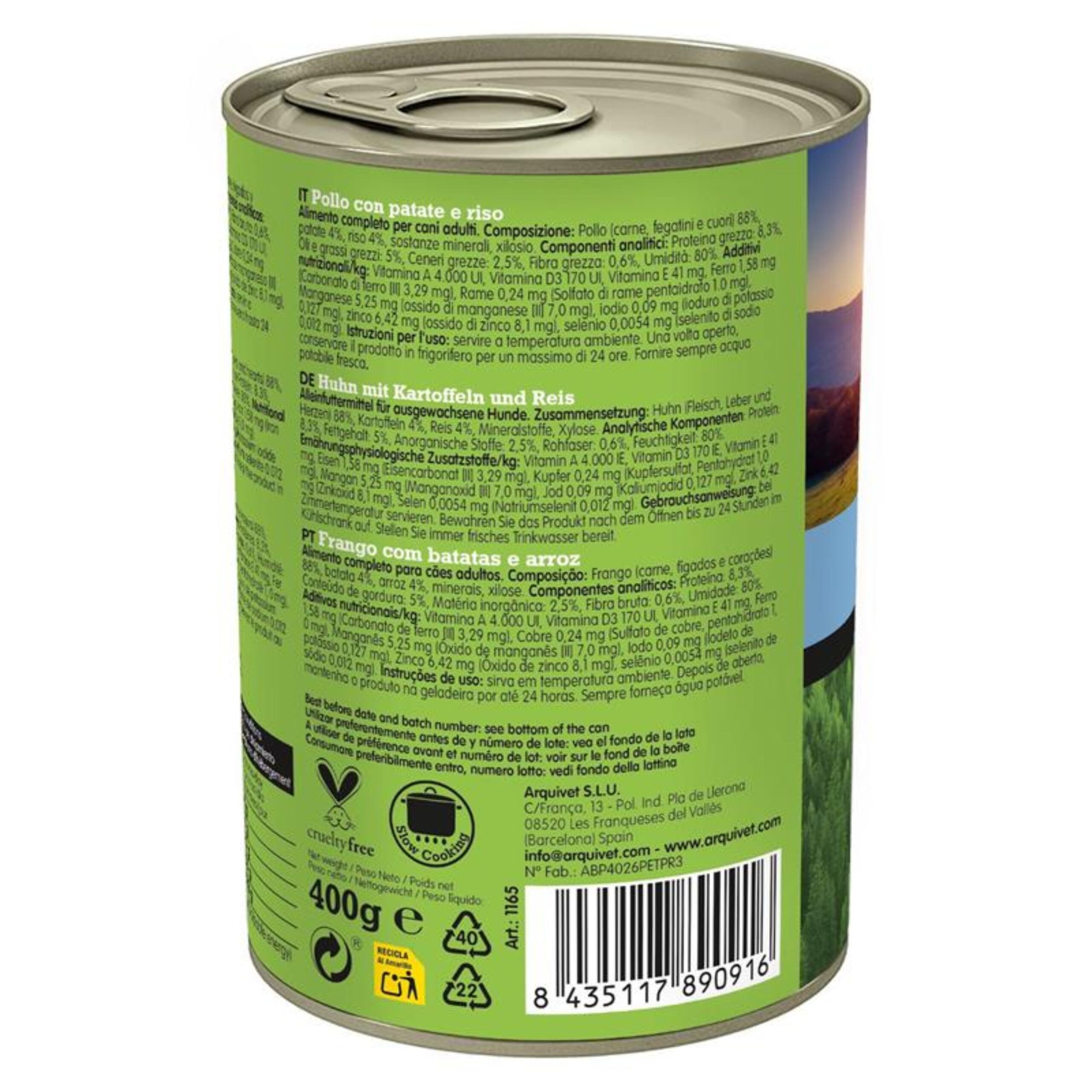 LATA SENIOR & lIGHT Pollo 400gr. Patata y Arroz - Imagen 4