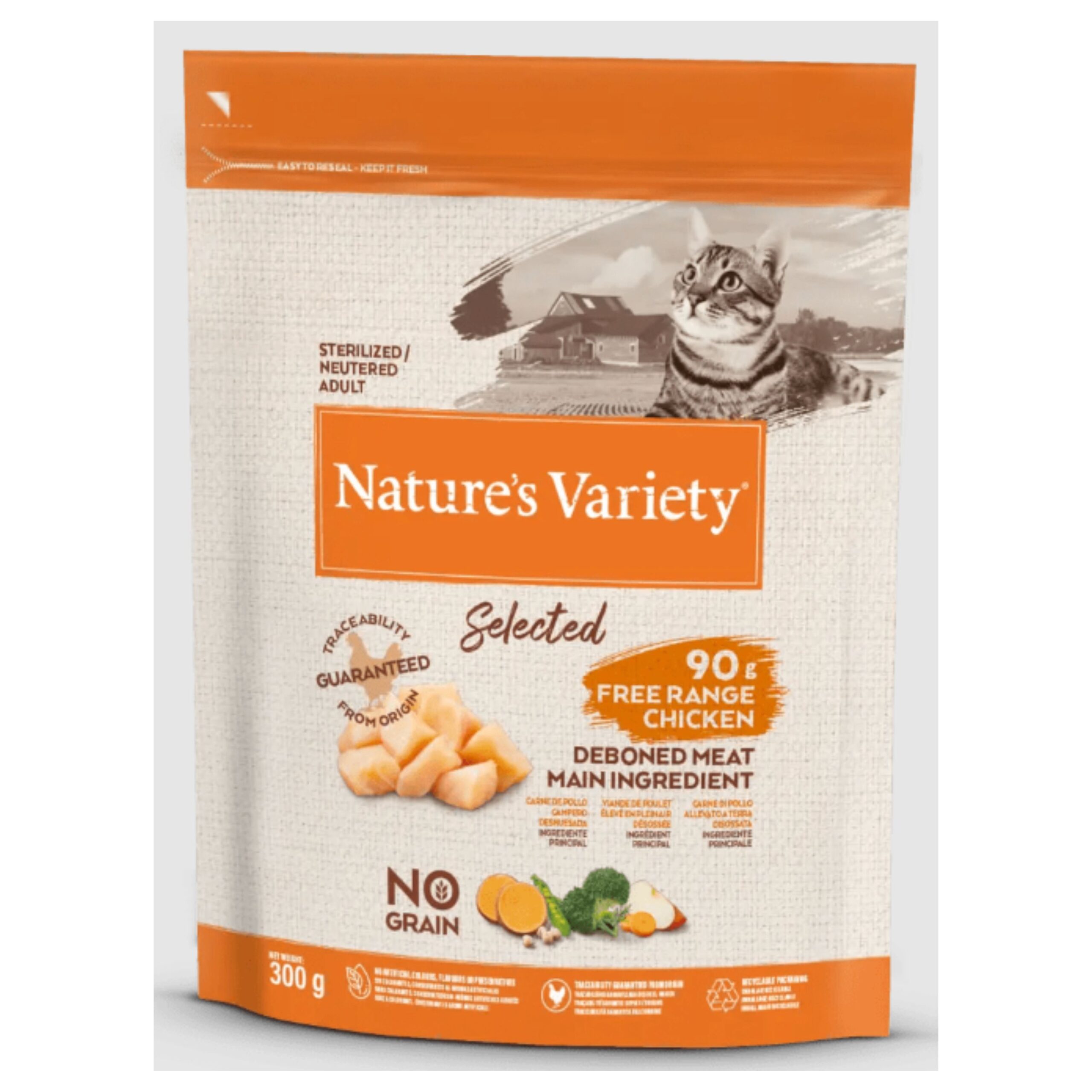 NATURES VARIETY CAT SELECTED STERILI POLLO 3 Kg