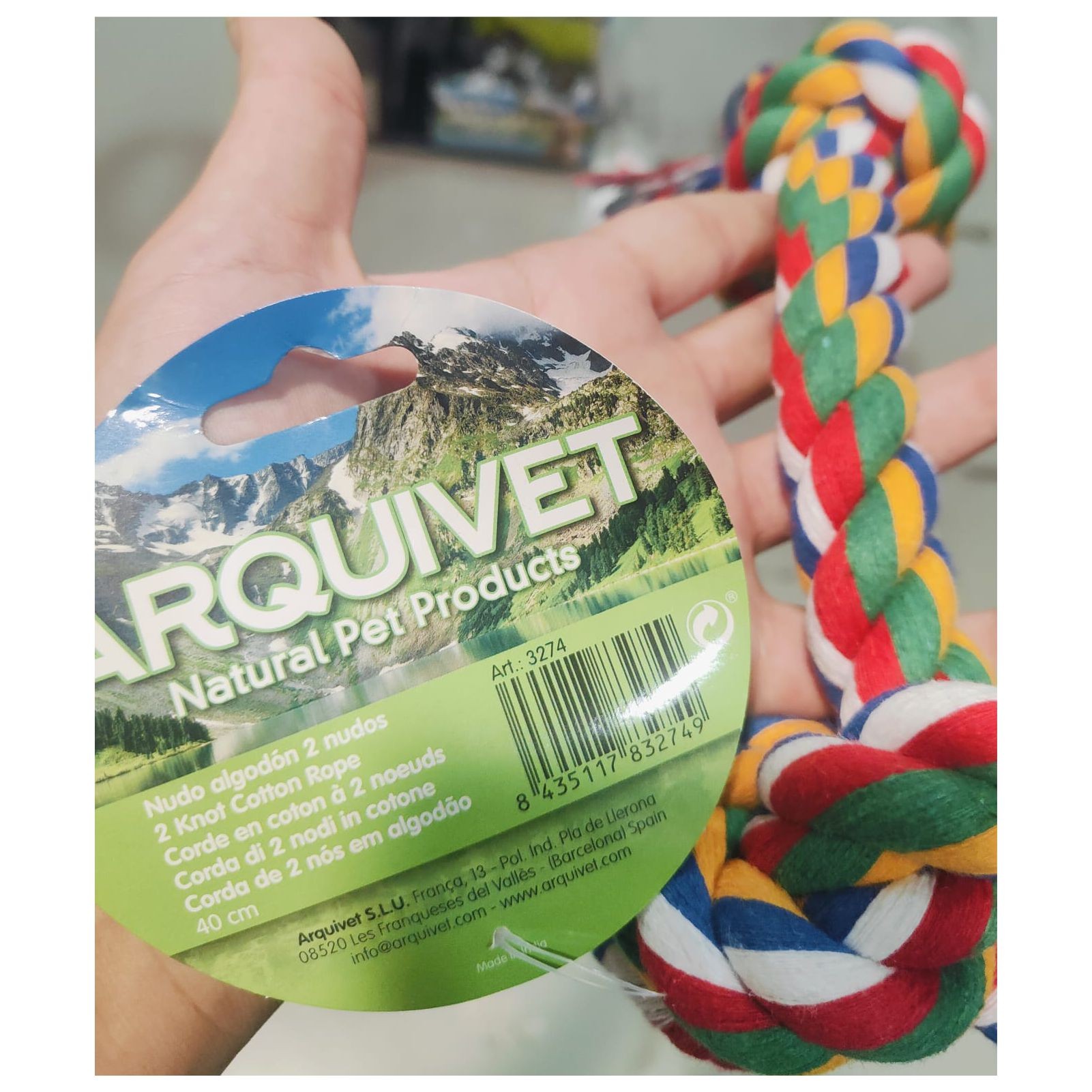 MORDEDOR NUDO ALGODON MEDIANO 30cm. - Imagen 9