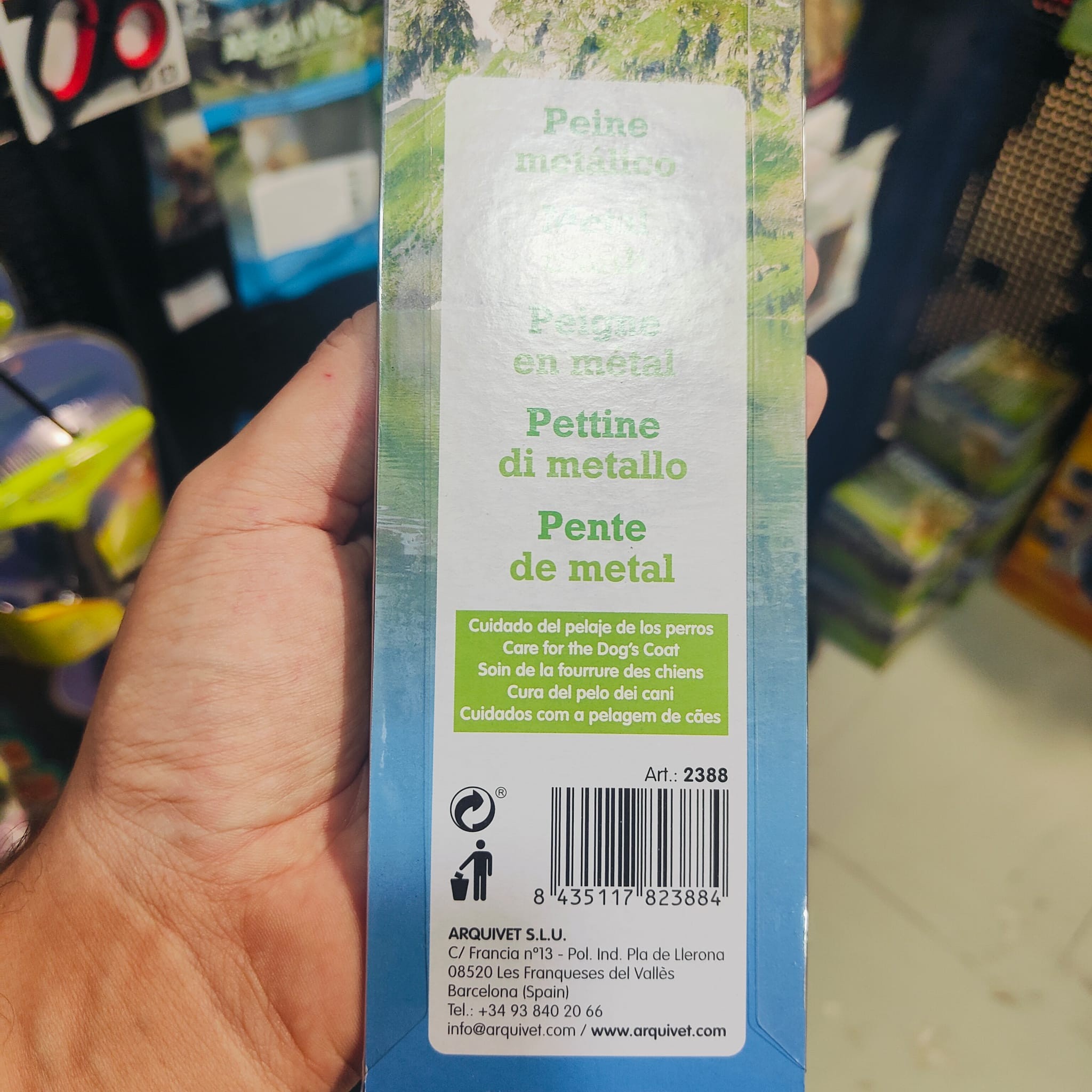 PEINE METALICO Arquivet - Imagen 3