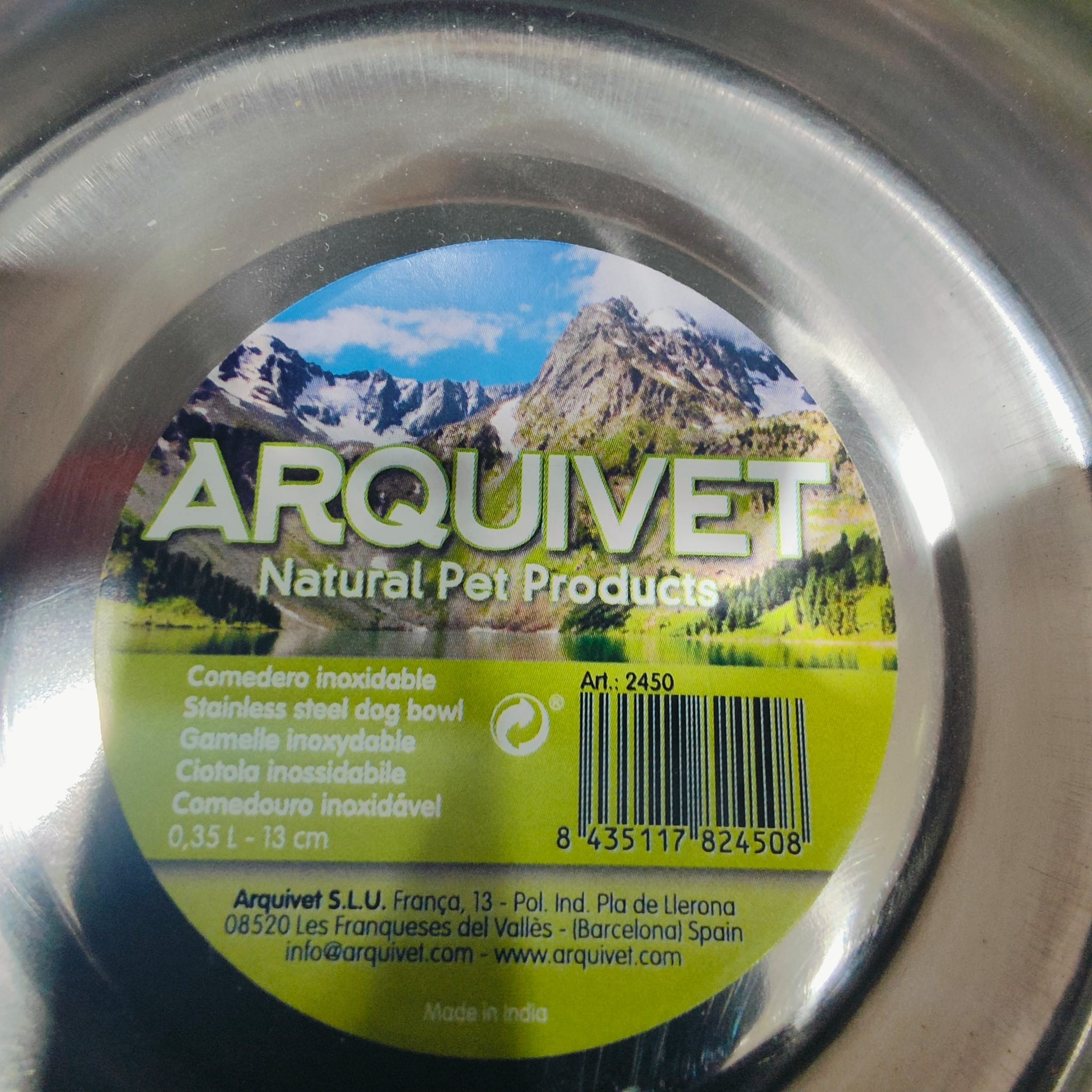 COMEDERO ACERO INOX.Nº3 1.75lts/21cm. - Imagen 4