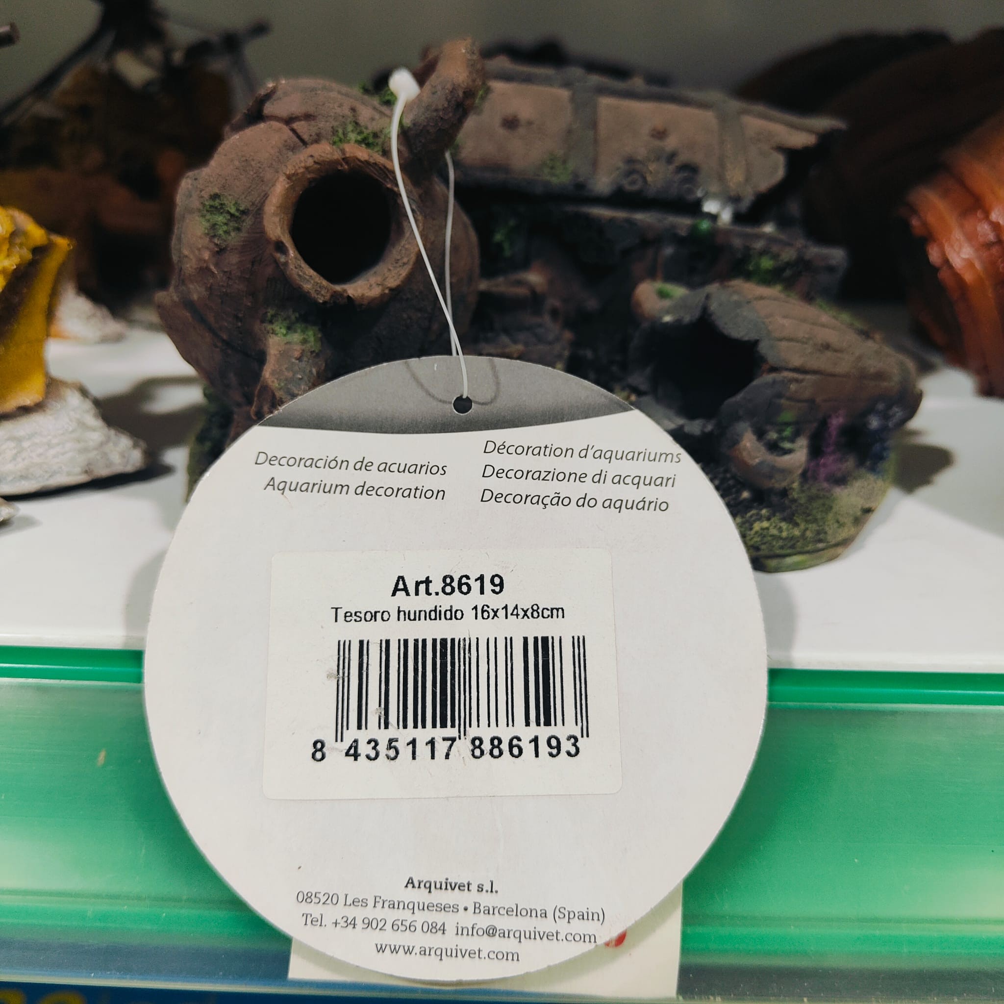 TESORO HUNDIDO 16x14x8CM. - Imagen 2