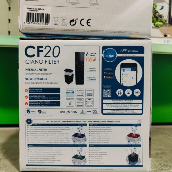 ACUARIO NEXUS 5C BETTA LIFE. BLANCO - Imagen 2
