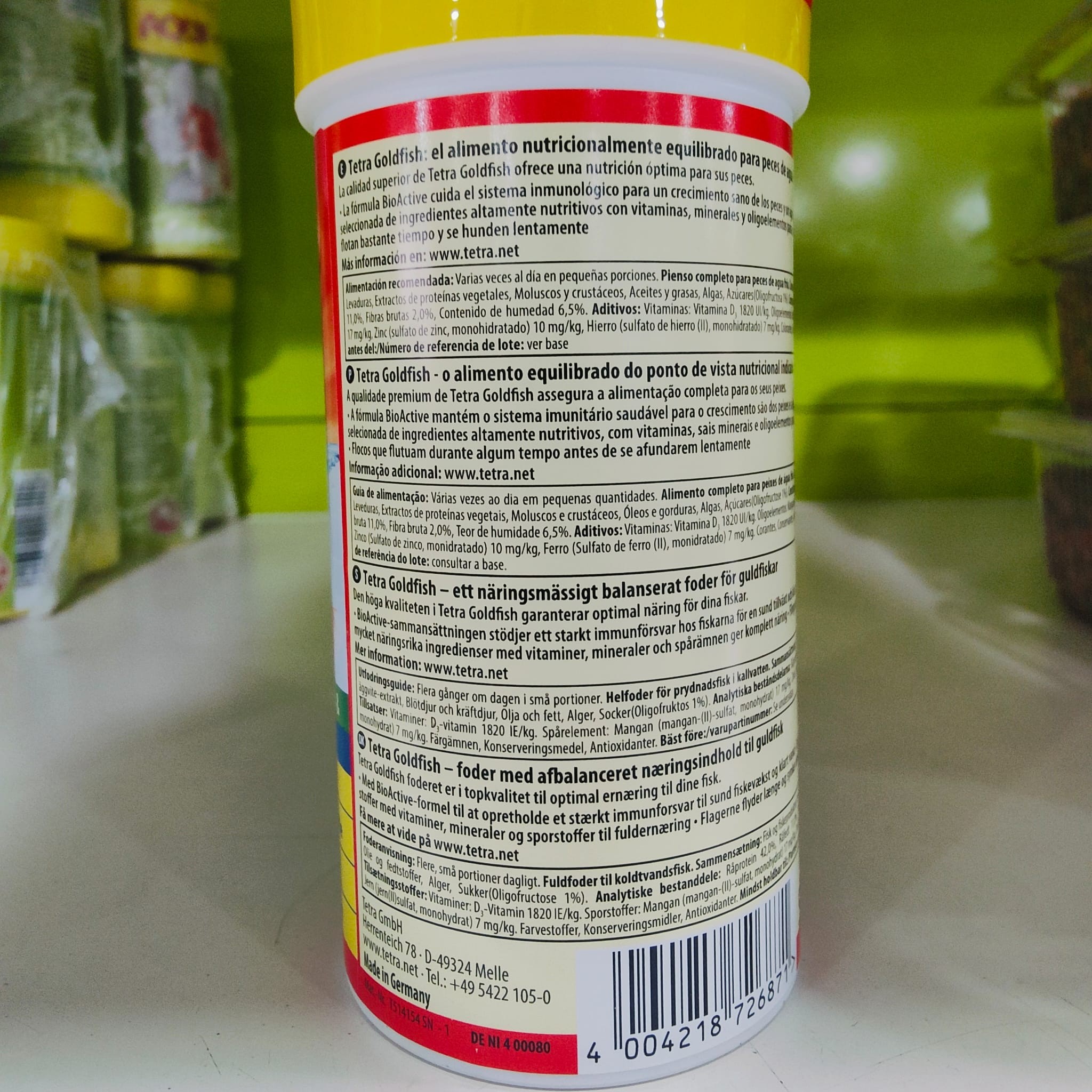 TETRA GOLDFISH (Escamas) 250 ml. - Imagen 3